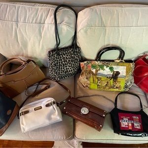 Bundle of 8 Handbags